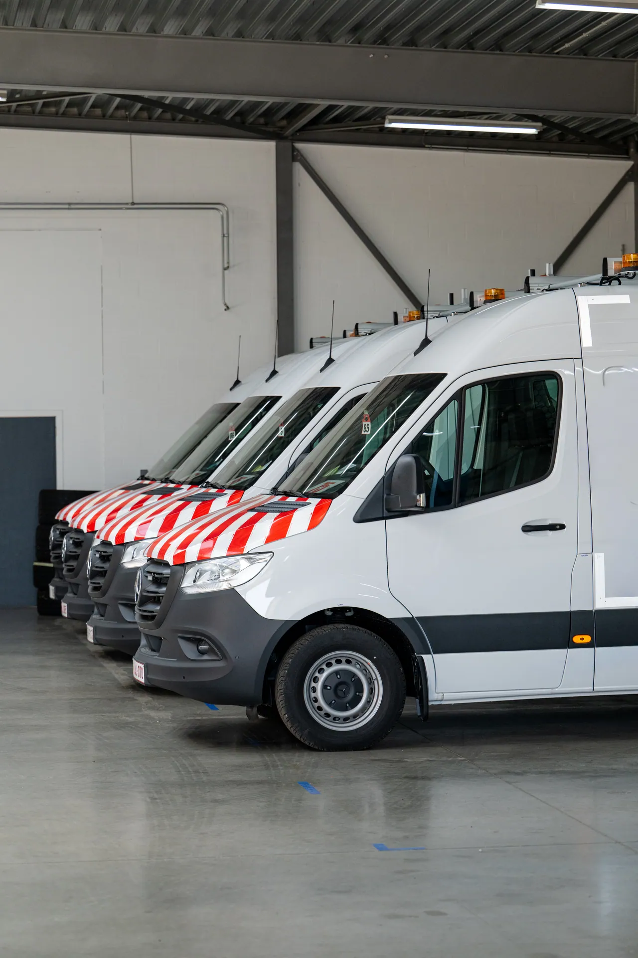 Utility van fitted out by Amecam
