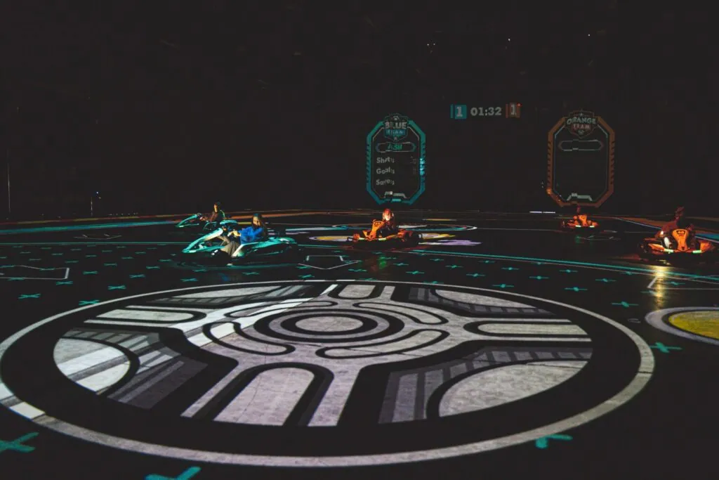 L'arène BattleKart avant la partie