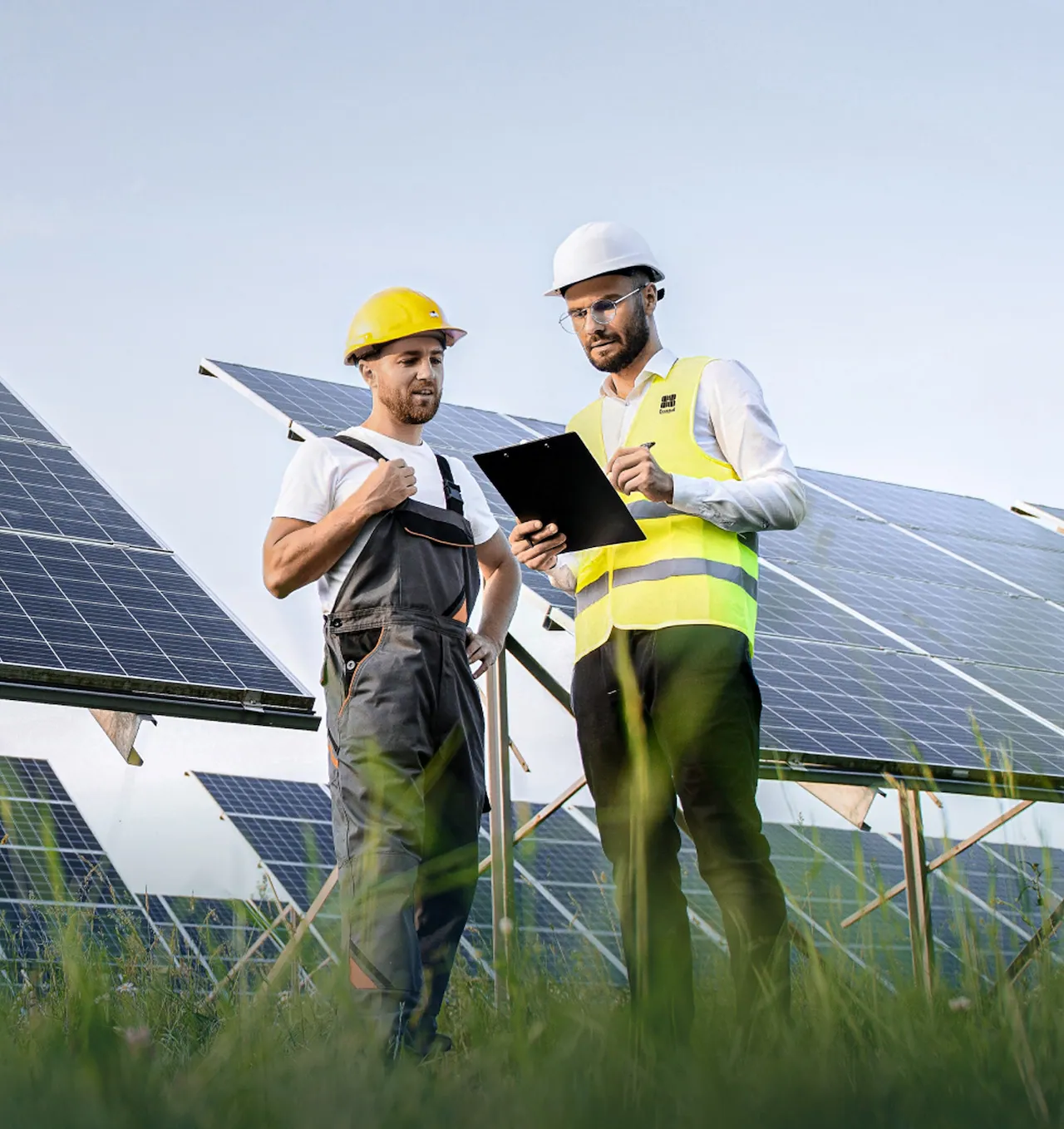 Techniciens Ecostal sur une installation
